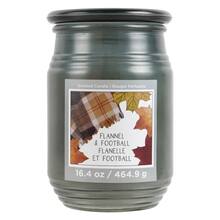 Flannel & Football Scented Jar Candle by Ashland®, 16.4oz.